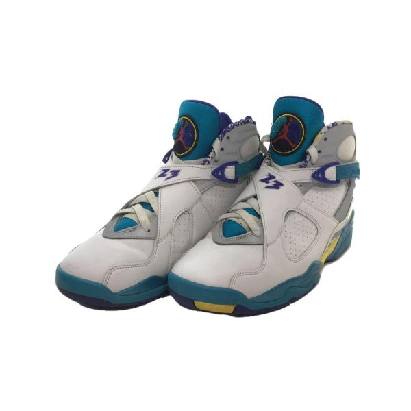 NIKE◆AIR JORDAN 8 RETRO/ローカットスニーカー/27.5cm/WHT/CI12...