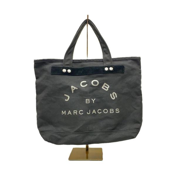 MARC BY MARC JACOBS◆トートバッグ/キャンバス/BLK/無地