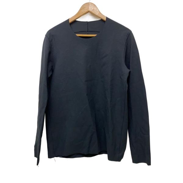 KAZUYUKI KUMAGAI ATTACHMENT◆長袖Tシャツ/2/コットン/BLK/KJ71...
