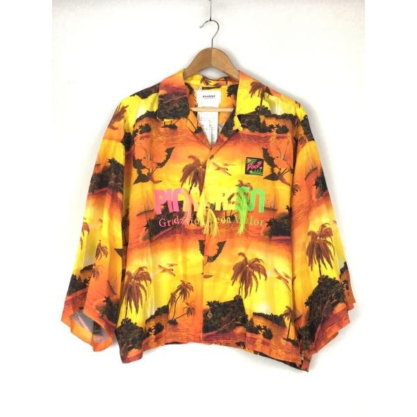 doublet◆19SS/GRADATION EMBROIDERY ALOHA SHIRT/アロハシ...