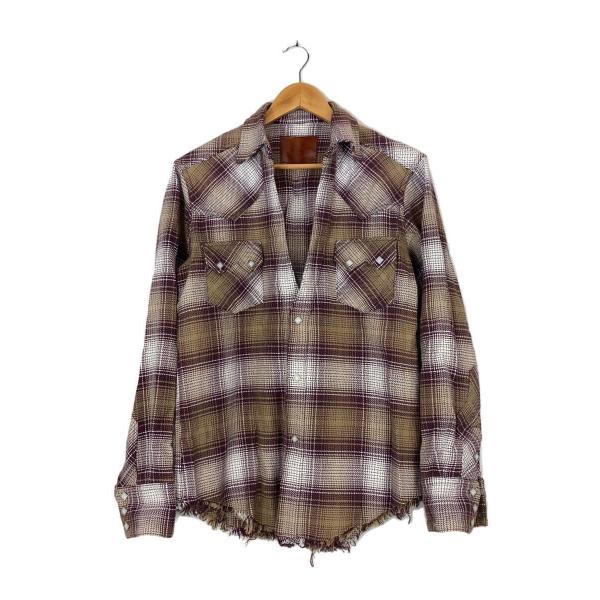 The Letters◆21AW/WESTERN CUTTING SHIRT/長袖シャツ/S/コット...