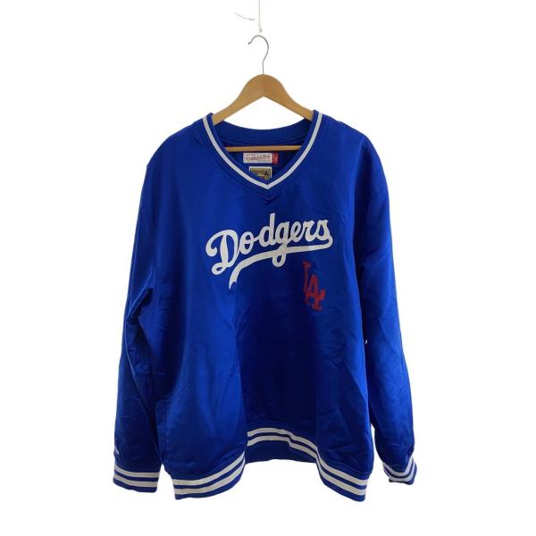 mitchell&amp;ness◆長袖Tシャツ/3L/ポリエステル/BLU/UWS Spring 2023