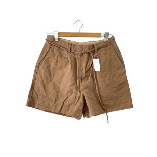 AURALEE◆ショートパンツ/--/コットン/BRW/ABSP03LO