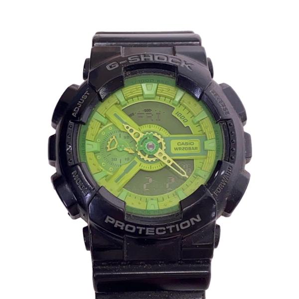 CASIO◆クォーツ腕時計/G-SHOCK/デジタル/アナログ/ブラック/GA-110B-1A3JF