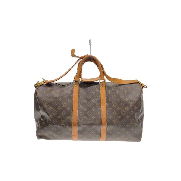 LOUIS VUITTON◆キーポル・バンドリエール50_モノグラム・キャンバス_BRW/PVC/B...