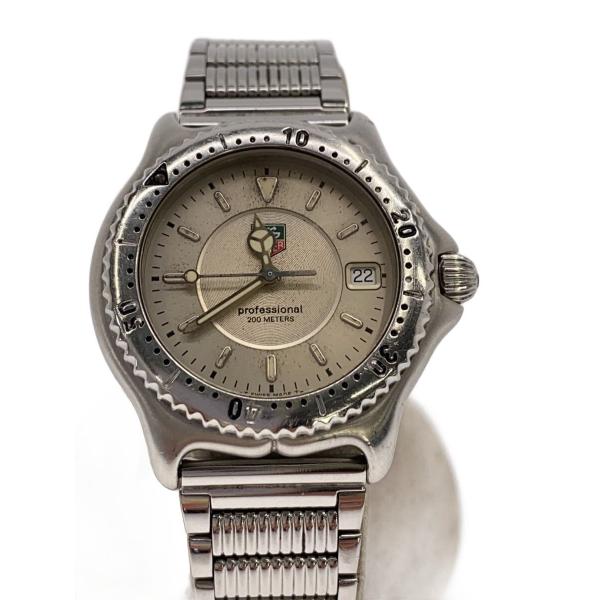 TAGHeuer◆クォーツ腕時計/アナログ/--/SLV/WI1210/社外ベルト/文字盤劣化