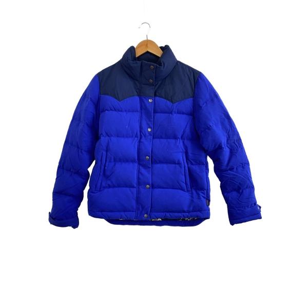 patagonia◆BIVY DOWN JACKET/ダウンジャケット/M/ナイロン/ブルー/無地/...