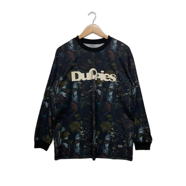 50DUPPIES◆トップス/L/ポリエステル/BLK/カモフラ