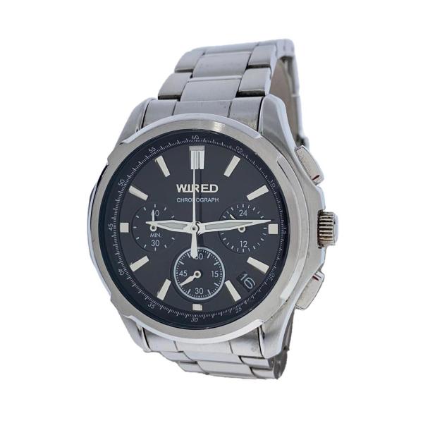 WIRED◆クォーツ腕時計/アナログ/vk63-k013