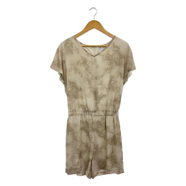 AMERI◆半袖ワンピース/--/ポリエステル/CRM/総柄/0291520510