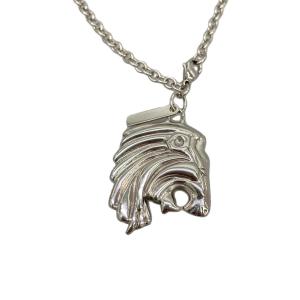 バンブー グッチ クロス ペンダント ネックレス シルバー925