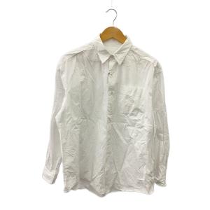 Porter Classic◆長袖シャツ/1/コットン/WHT/無地