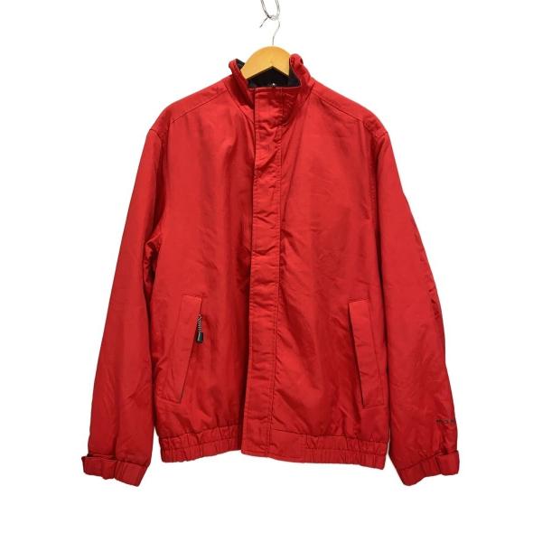 Woolrich◆ジャケット/L/ナイロン/RED/無地/WPL6635