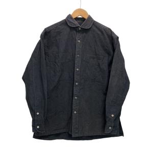 Porter Classic◆長袖シャツ/1/コットン/BLK/無地