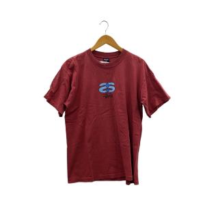 STUSSY◆90s/Tシャツ/L/コットン/RED/OLDSTUSSY//