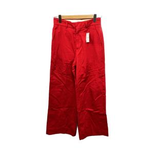 MASU◆ボトム/42/コットン/RED/無地/msss-pt1322/色落ち有