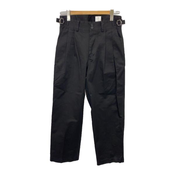 ANOTHER OFFICE/ボトム/1/コットン/BLK/23aw/Santiago Slacks
