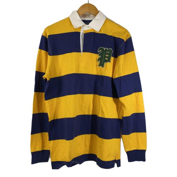 POLO RALPH LAUREN◆シャツ/S/コットン/YLW/ボーダー//