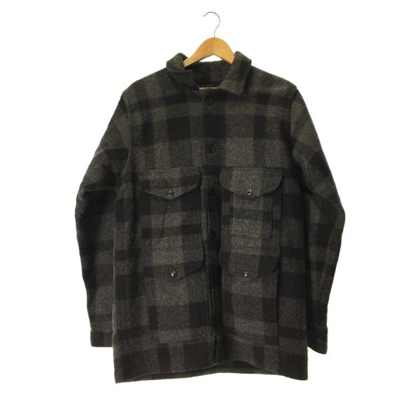 FILSON◆ジャケット/--/ウール/GRY/チェック/マッキーノジャケット