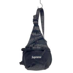 Supreme◆ショルダーバッグ/ナイロン/BLK/プリント