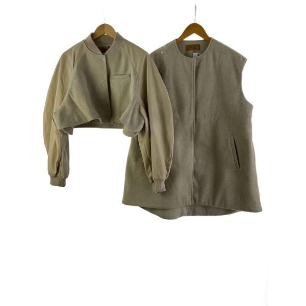 AMERI◆ブルゾン/M/ポリエステル/CRM/無地/02320620380/ライナーあり