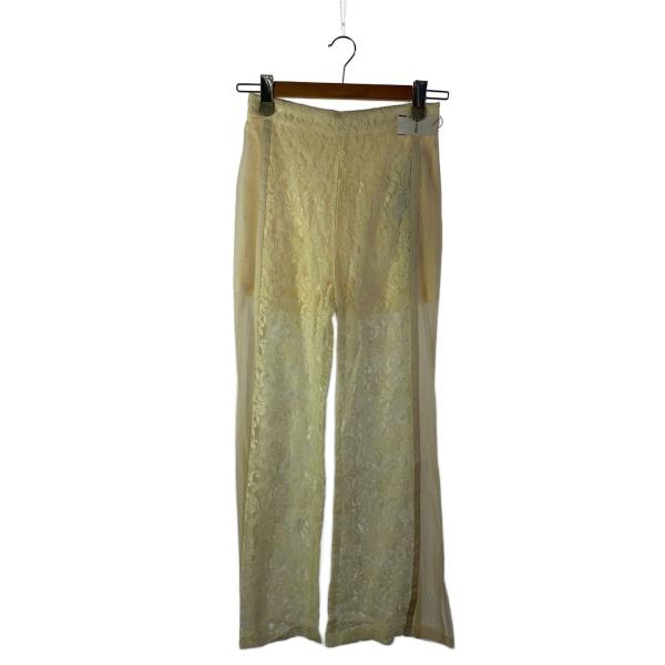 AMERI◆ボトム/M/レーヨン/IVO/無地/MEDI LINGERIE LIKE LACE PA...