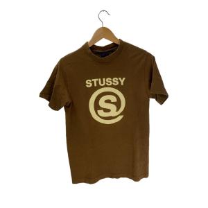 STUSSY◆90S/USA製/Tシャツ/S/コットン/CML//