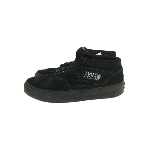 VANS◆ハイカットスニーカー/US5.5/BLK/スウェード/HALF CAB