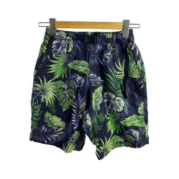 GRAMICCI◆WEATHER ST-SHORTS/S/コットン/NVY/総柄/GMP-20S01...