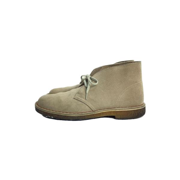 Clarks◆デザートブーツ/チャッカブーツ/US9/BEG/スウェード