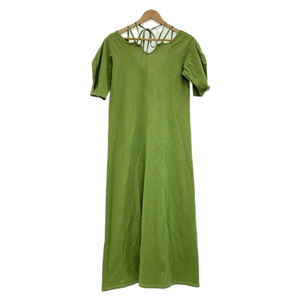 MURRAL◆半袖ワンピース/2/コットン/GRN/mu21ss-0906