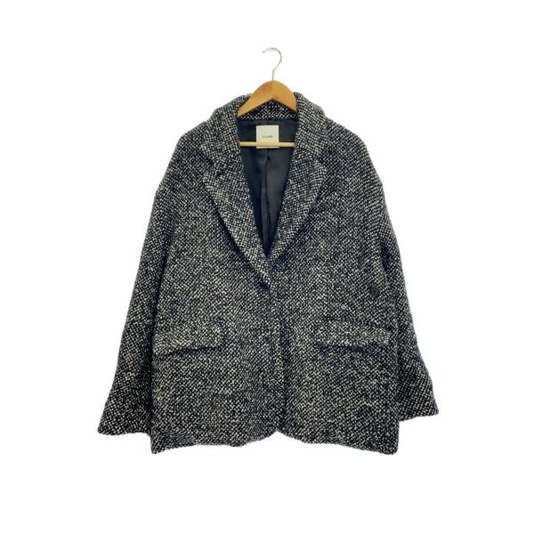 CLANE◆MIX COLOR OVER COAT/コート/1/ウール/BLK/17101-0012