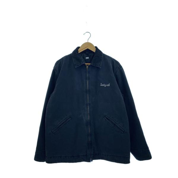 SEQUEL◆DUCK JACKET/ジャケット/L/コットン/BLK/無地/SQ-24SS-JK-...
