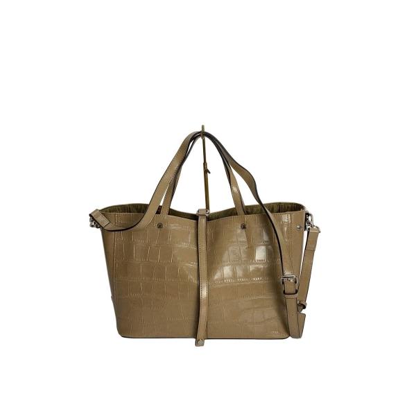 BARCOS◆2WAY/ハンドバック/ショルダーバッグ/CML