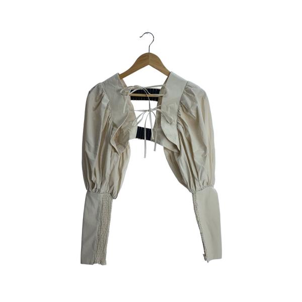 AMERI◆23SS/VOLUME SLEEVE BOLERO/FREE/CRM/013104605...