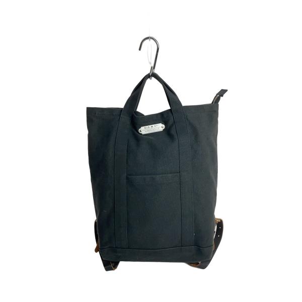 R&amp;D.M.Co-(OLDMAN’S TAILOR)◆コットン カウレザー ポーチ付き デイバッグ/...