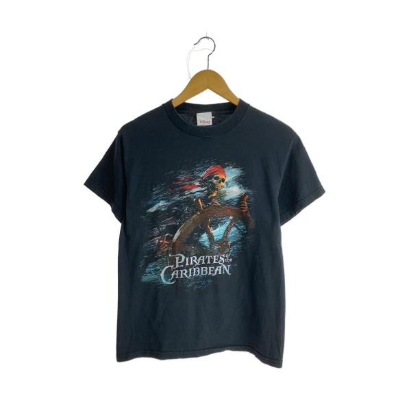 Disney◆パイレーツオブカリビアン/Tシャツ/S/コットン/BLK/プリント/? NULL ?