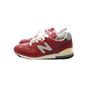 NEW BALANCE◆ローカットスニーカー/27cm/RED/レザー/M996NCA/MADE I...