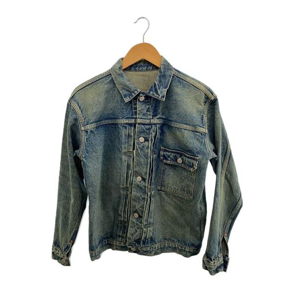 INTERIM◆Gジャン/4/コットン/IDG/1st KIBATA SHUTTLE DENIM J...