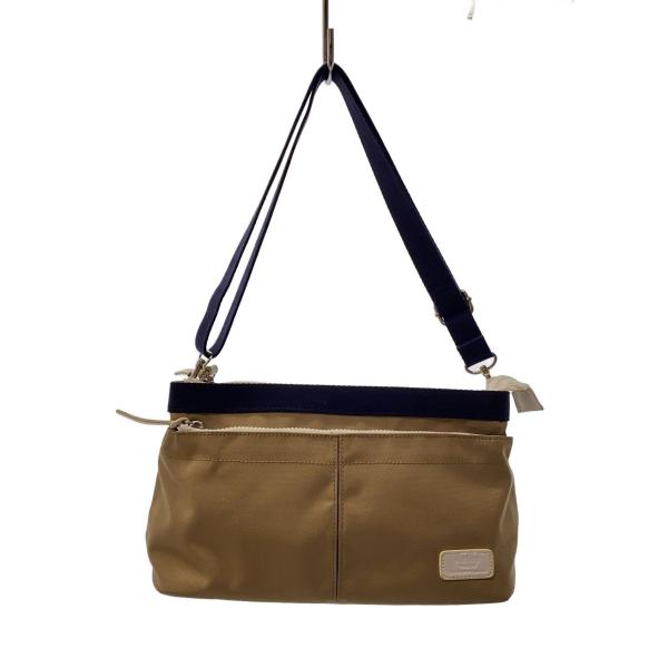 TOPKAPI◆ショルダーバッグ/ナイロン/BEG/無地