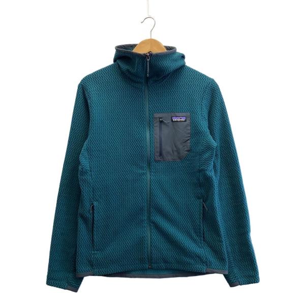 patagonia◆R1エアフルジップフーディー/S/ポリエステル/GRN/無地/40255//