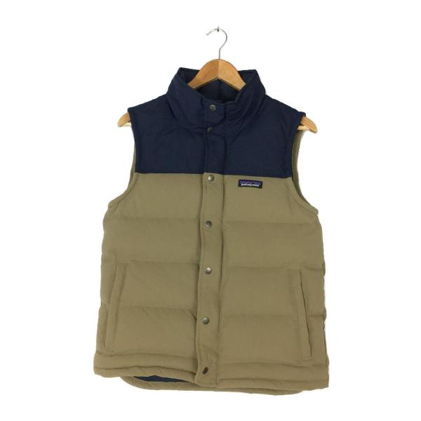 patagonia◆Bivy Down Vest/ビビーダウンベスト/XS/ナイロン/カーキ/sty...