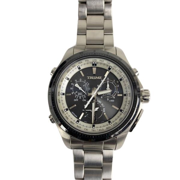 EPSON◆TRUME/ソーラー腕時計/アナログ/シルバー/TR-MB5003B