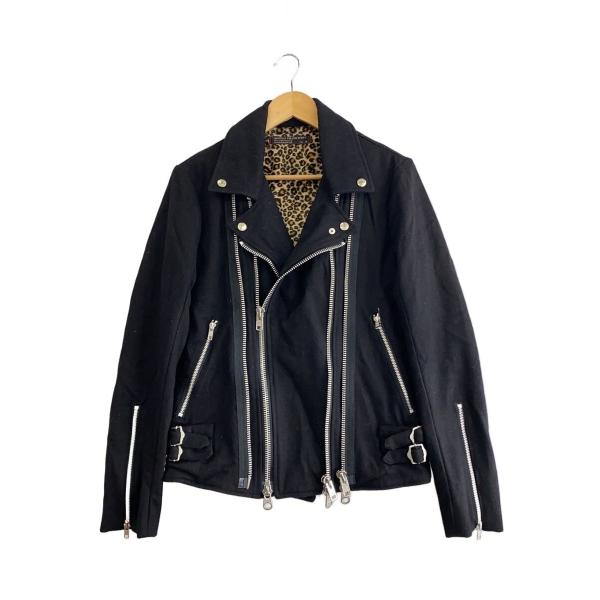 YELLOW RUBY?◆変形ライダースジャケット/M/ウール/BLK/331062002//