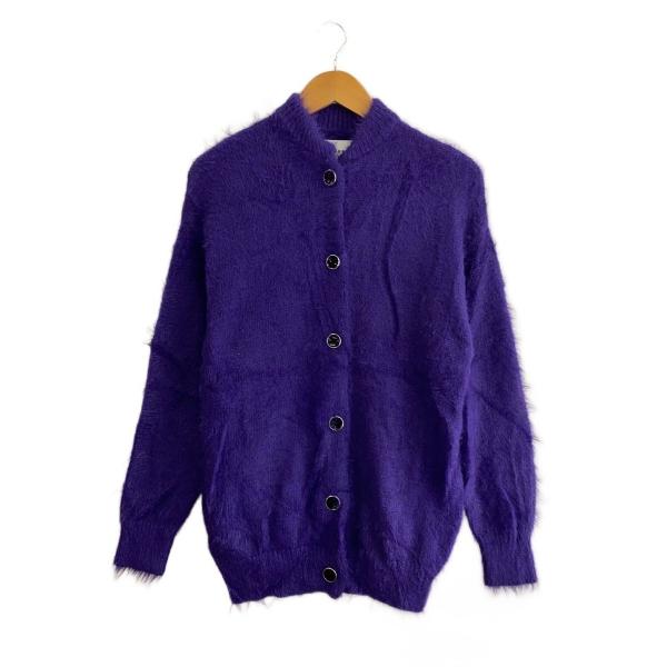 AMERI◆カーディガン(厚手)/FREE/ナイロン/PUP/無地/02220161570//