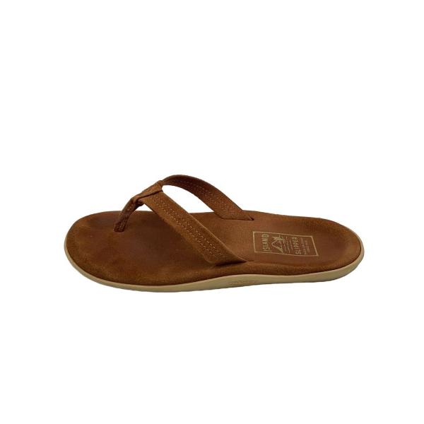 ISLAND Slipper◆サンダル/--/BRW/PT203/スリッパ