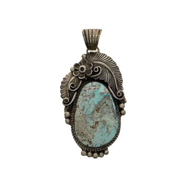 NAVAJO◆h.spencer/ペンダントトップ/SILVER/カラーストーン/SLV/メンズ