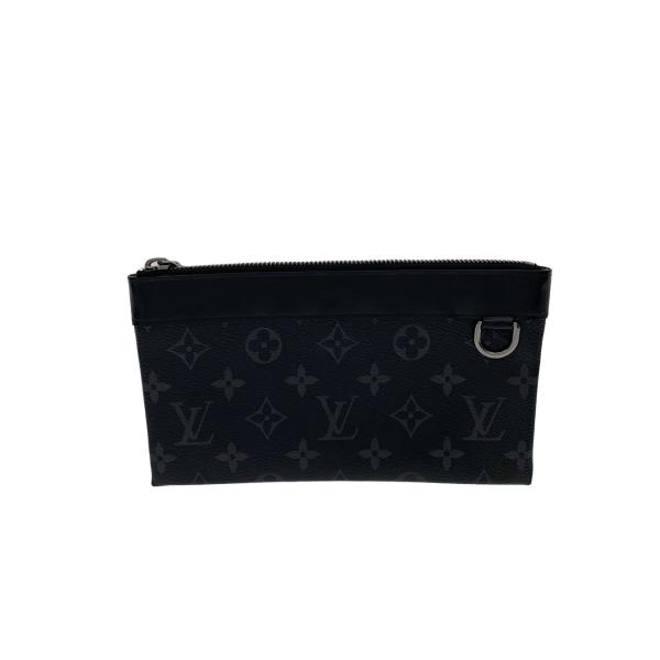 LOUIS VUITTON◆ポシェット・ディスカバリーPM_モノグラム・エクリプス/PVC/BLK