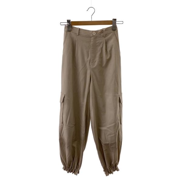 AMERI◆ボトム/S/ポリエステル/BEG