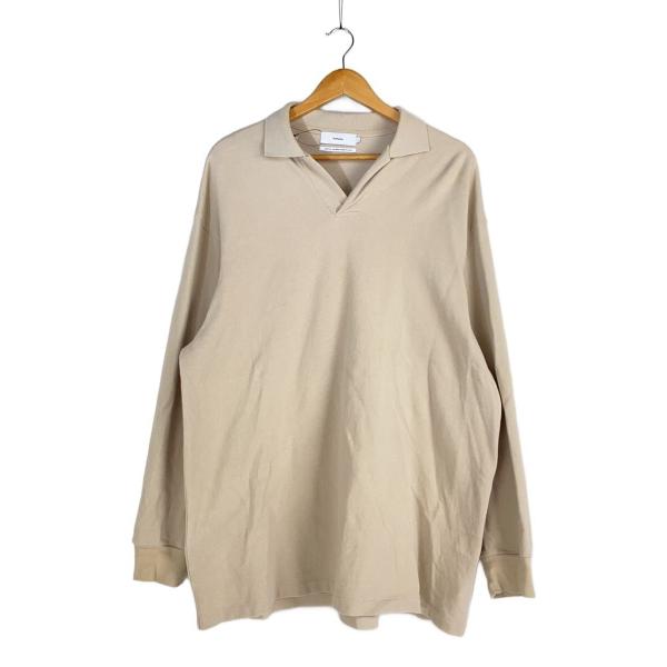 Graphpaper◆Cotton Pique Jersey L/S Skipper Polo/ヨゴ...